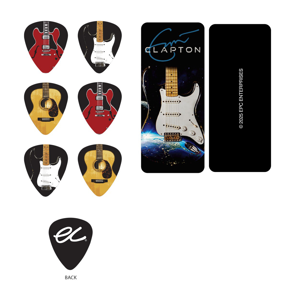 Clapton Space Pick Tin Set – Eric Clapton