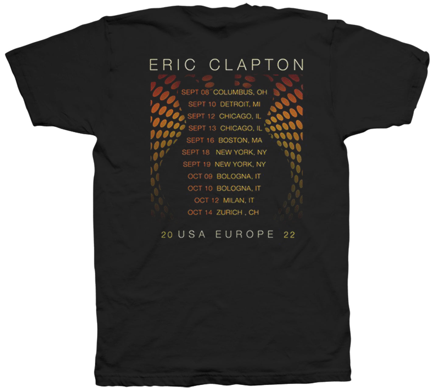 Vintage Dot Guitar 2022 Tour Tee