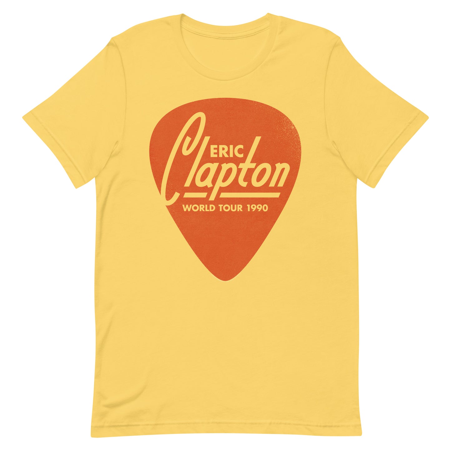 Eric Clapton Guitar Pick - Yellow Unisex t-shirt