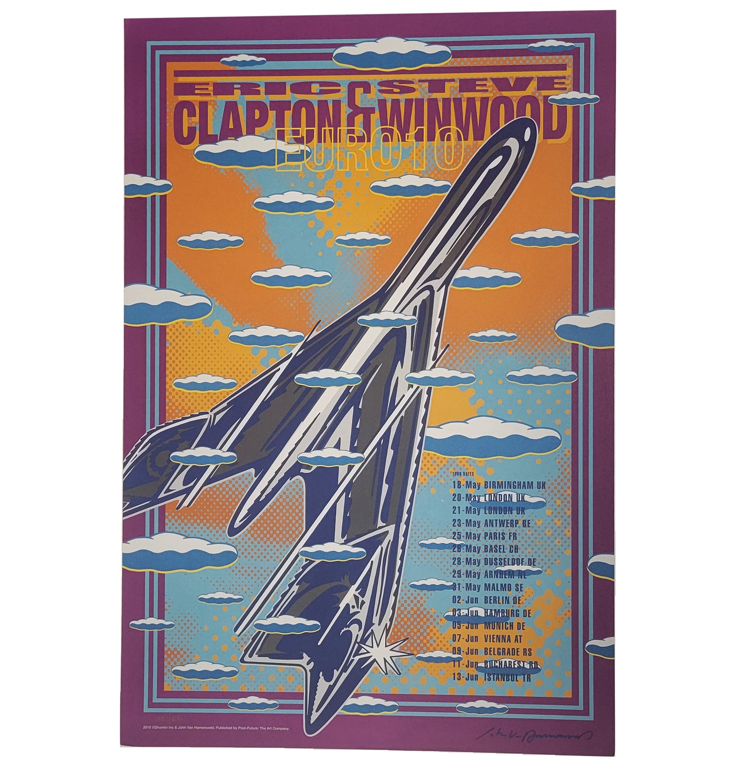 2010 Clapton/Winwood Poster