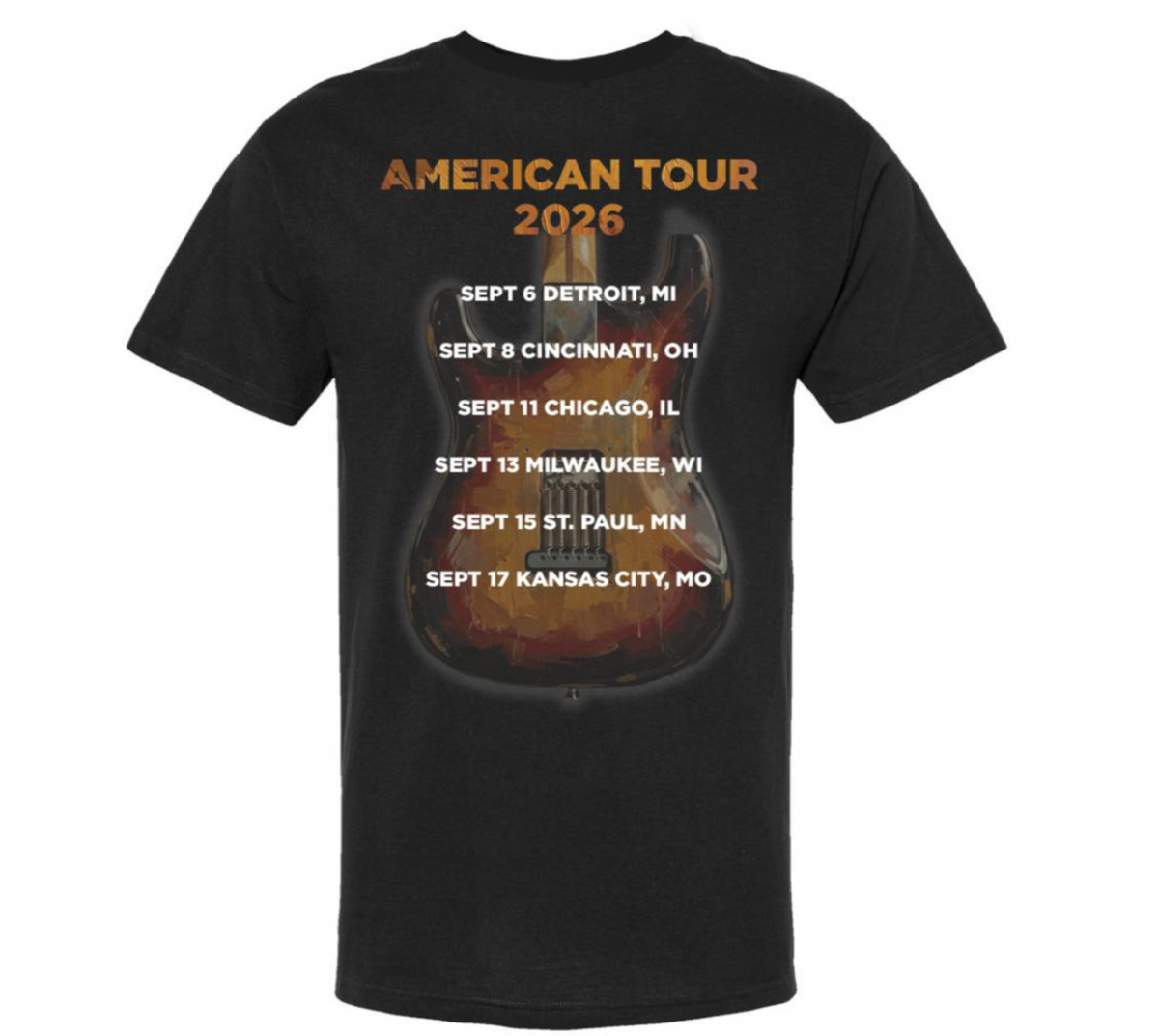 Brownie Oil Painting. Tour Tee 2026