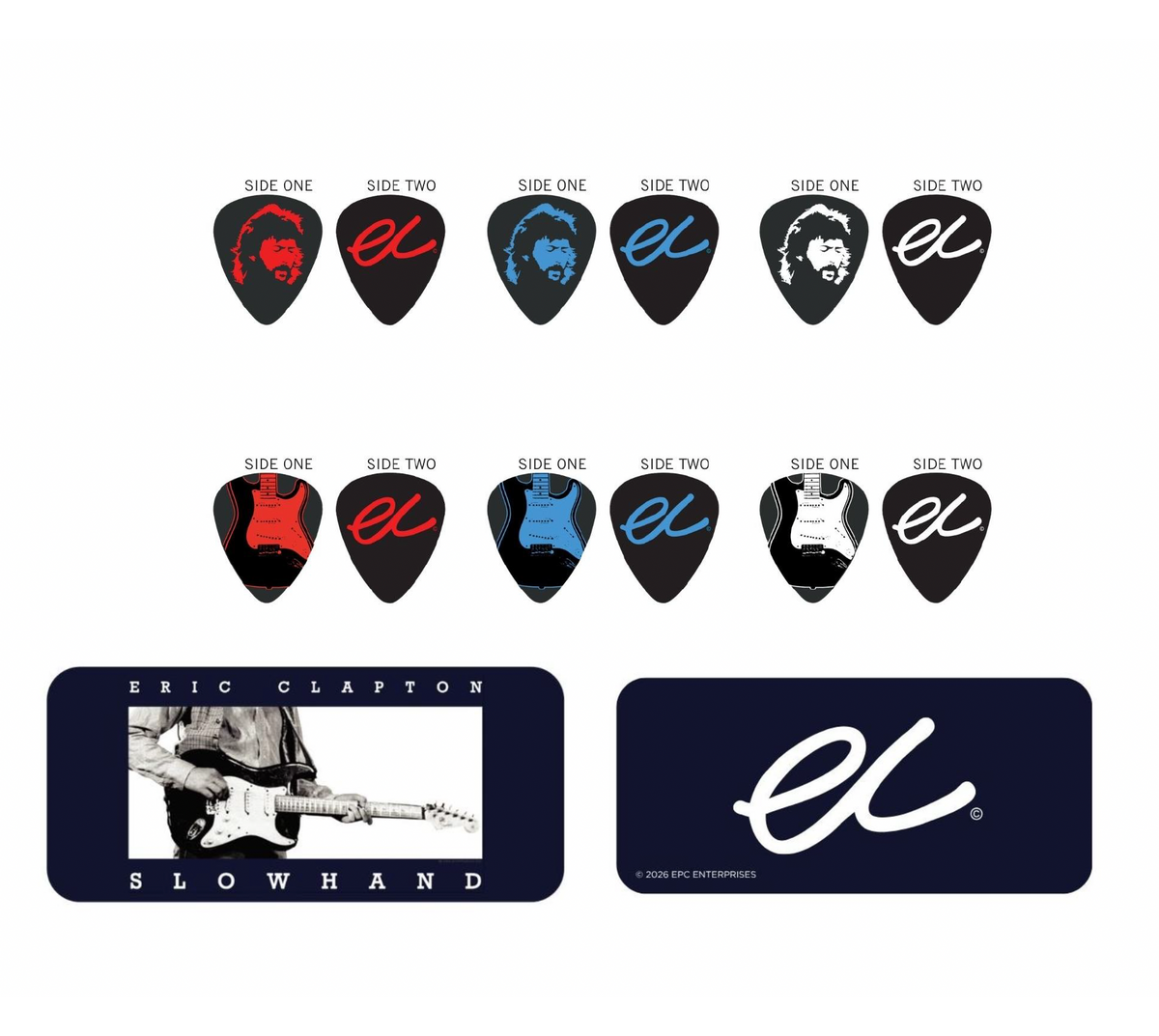 Clapton Slowhand Pick Set