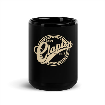 50 Years Black Glossy Mug