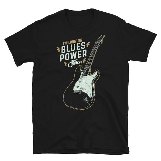 Livin on Blues Power - Short-Sleeve Unisex T-Shirt