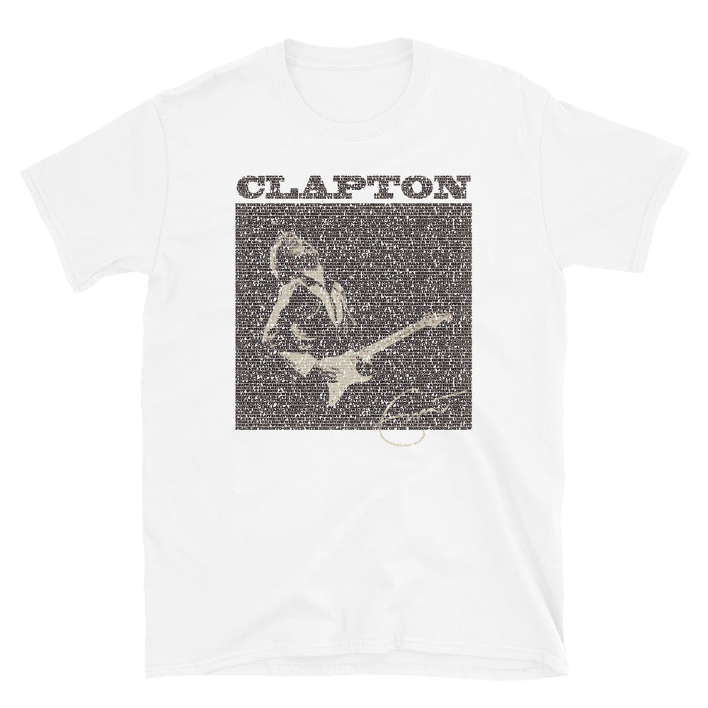 Clapton - Pixel Photo- Short-Sleeve Unisex T-Shirt